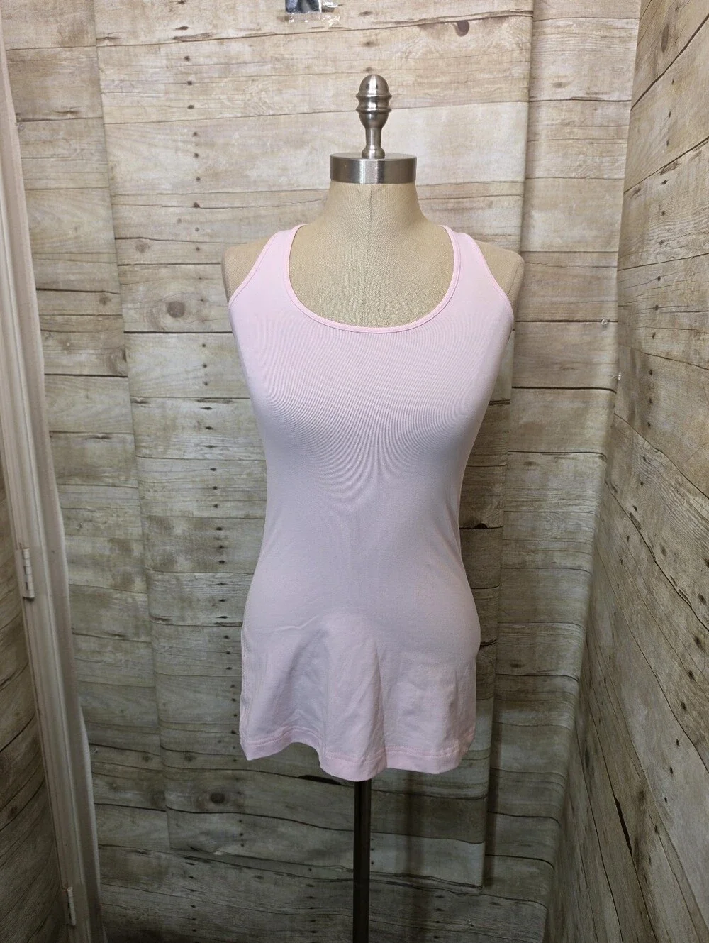 lululemon athletica Soft Pink Ribbed Scoop Tank